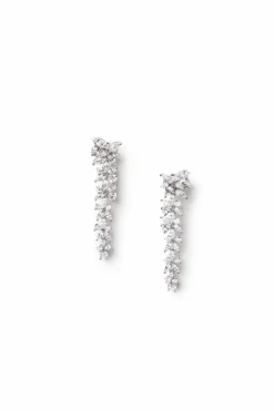 Cascade Crystal Drop Earrings