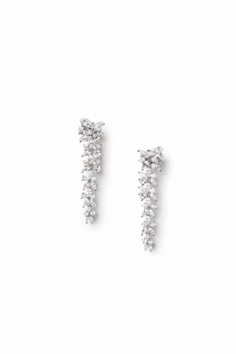 Cascade Crystal Drop Earrings