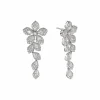 Cluster Linear Drop Earrings