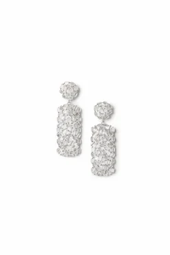 Crystal Cluster Drop Earrings