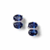 Double Gemstone Earrings