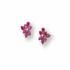 Floral Crystal Earrings