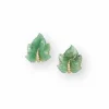 Green Leaf Earrings