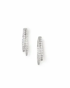 Layered Sparkle Hoops