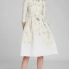 Metallic Jacquard Shirtdress