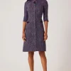 Metallic Tweed Beaded Dress
