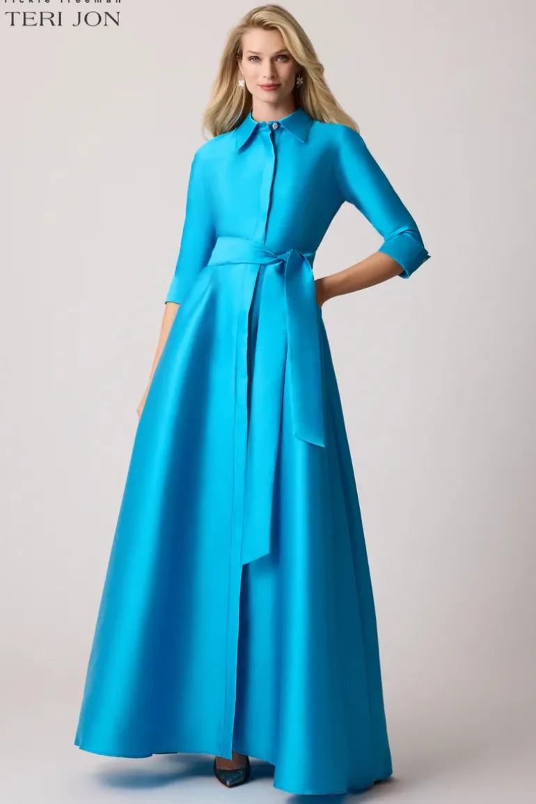 Mikado Twill Shirt Waist Gown