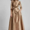 Taffeta Shirt Waist Gown
