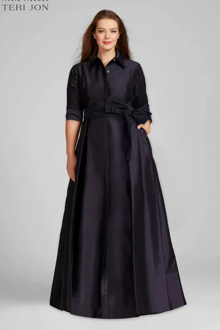 Taffeta Shirt Waist Gown