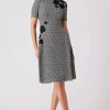 Tweed Appliqued Daytime Dress