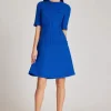 Tweed Geometric Stripe Dress